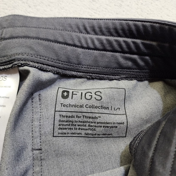 Figs Graphite Zamora Jogger Scrub Pants Size Large Tall - Picture 7 of 9